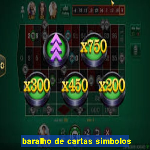 baralho de cartas simbolos